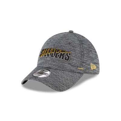 Pittsburgh Steelers Gorra | New Era NFL Summer Sideline 39thirty Stretch Fit Cap Mexico - Grises